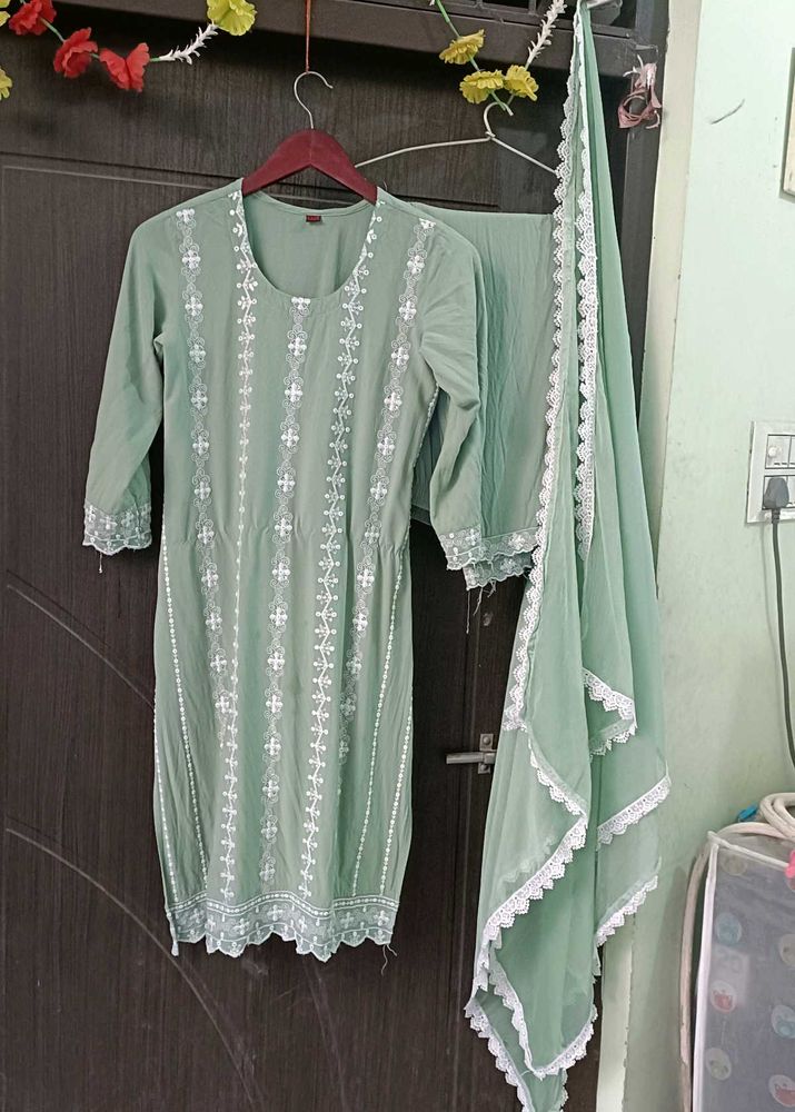 Elegant Green Kurta Set