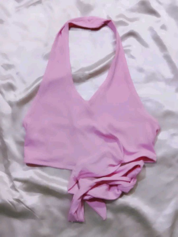 Pink Halter Top
