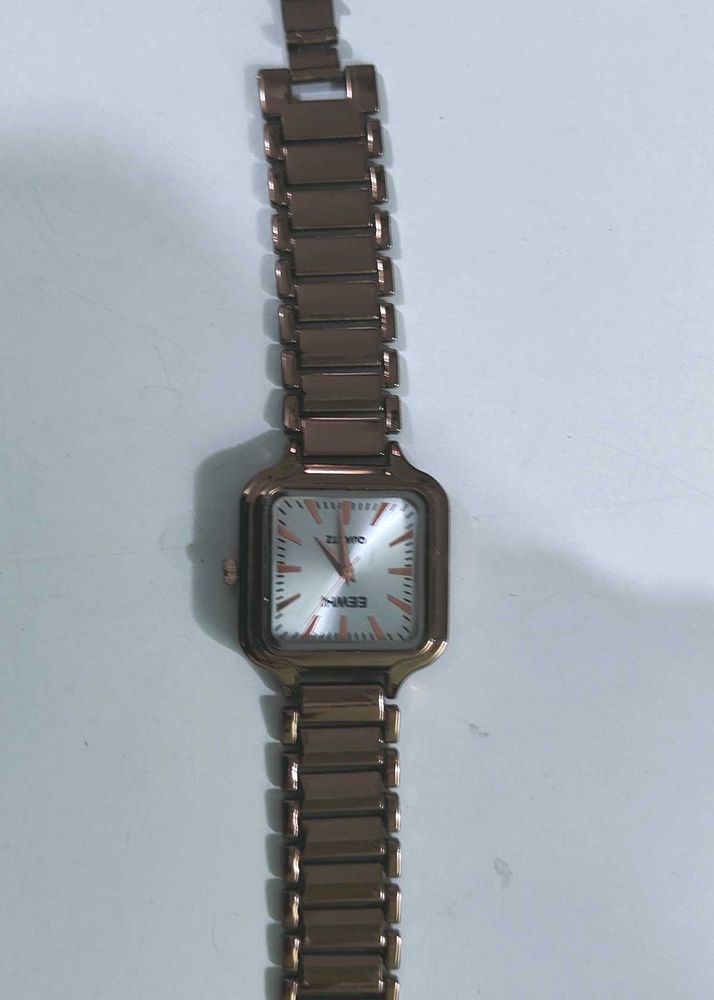 Brown Stainless Steel Watch | Women