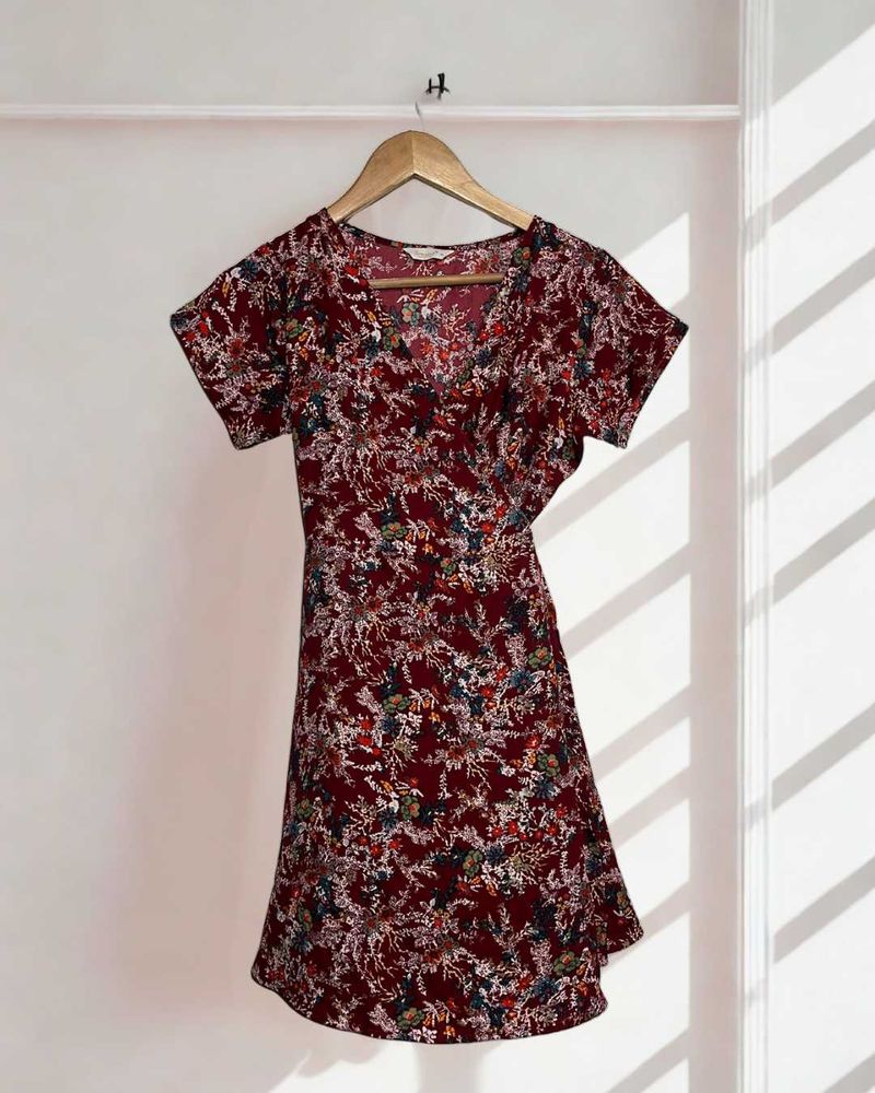 Berrylush Fit n Flare wrap around dress
