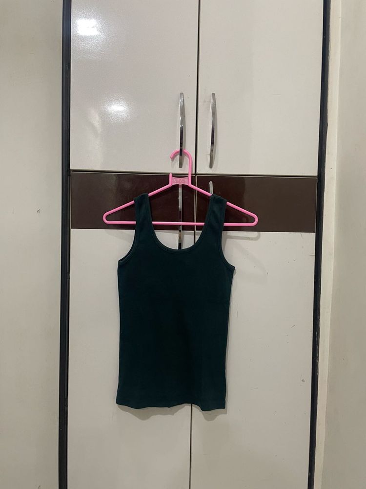 Dark Green Tank Top