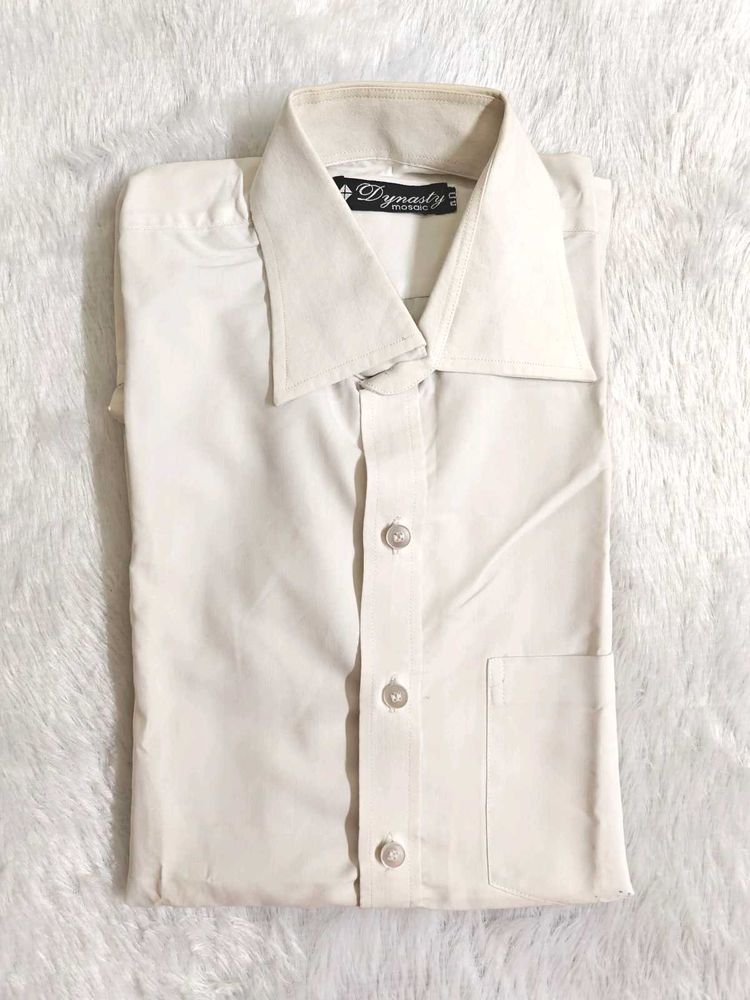 Dynasty Off White Formal Shirt