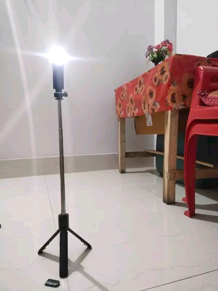 Tripod 7.1in Stand With Selfie Stick 3 In 1