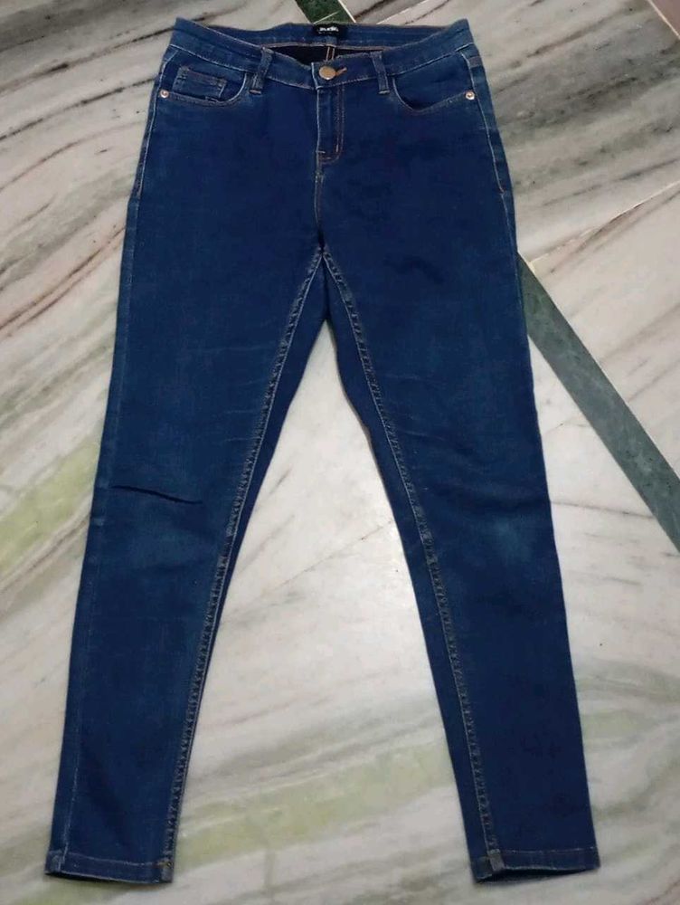 Dark Blue Denim Jeans