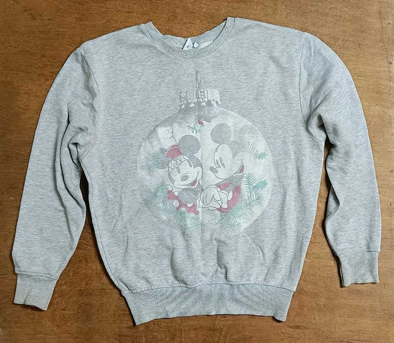 Vintage 90's Mickey&amp;Minnie Christmas Sweatshirt