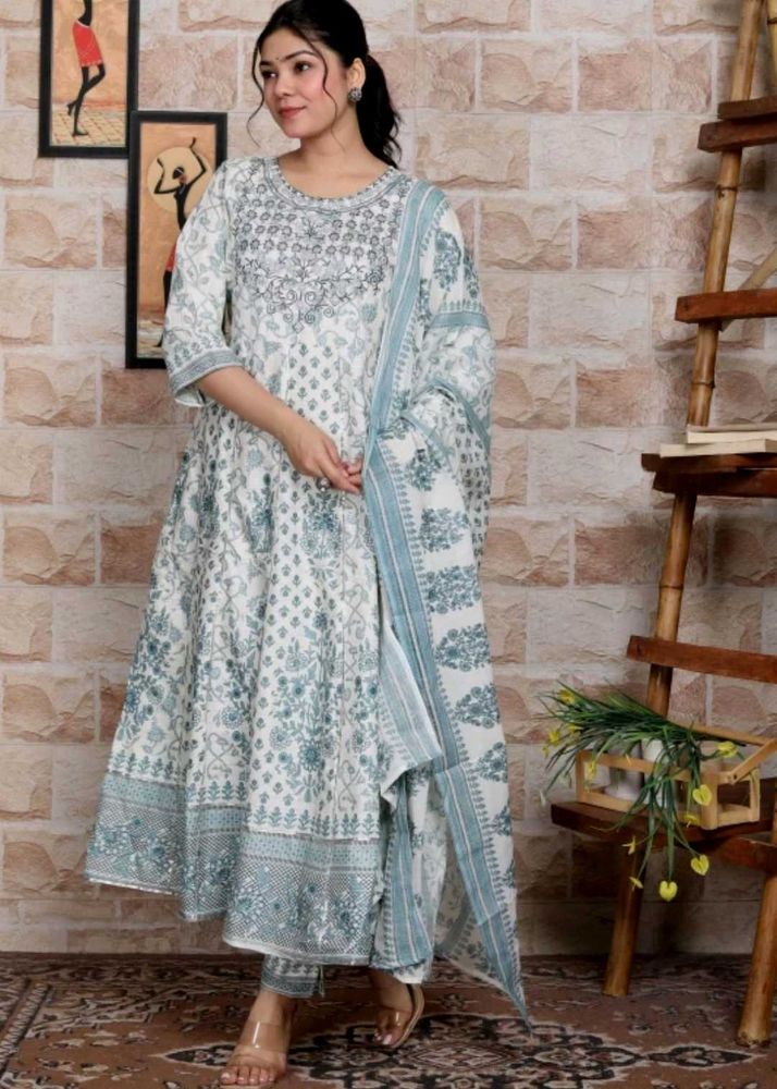 New Kurta Pant Set With Dupatta