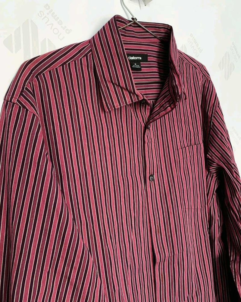 Claiborne Striped Casual Shirt