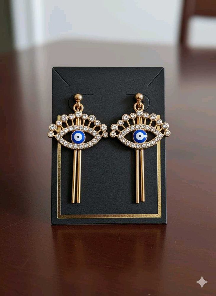 Evil Eye Dangle Earrings For Women