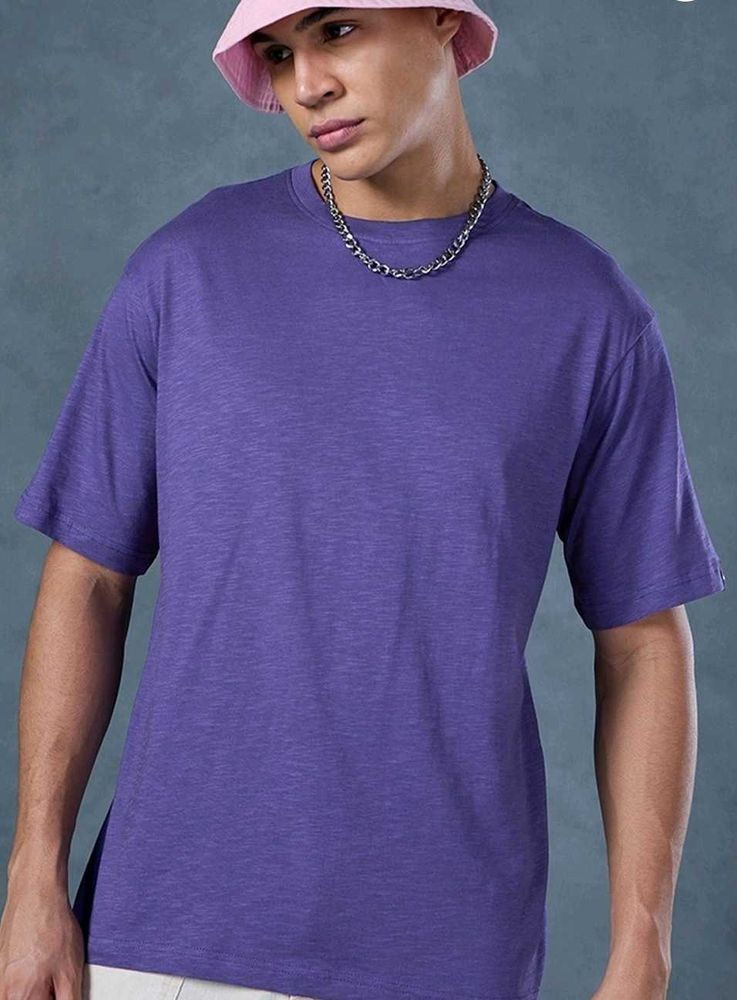 Men&#39;s Skipper Blue Oversized T-shirt