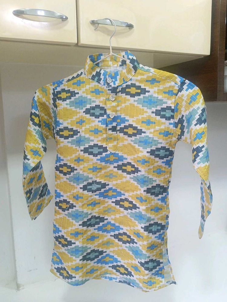 Boys Printed Kurta