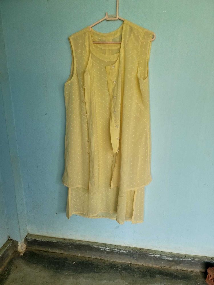 Elegant Yellow Kurta for Women