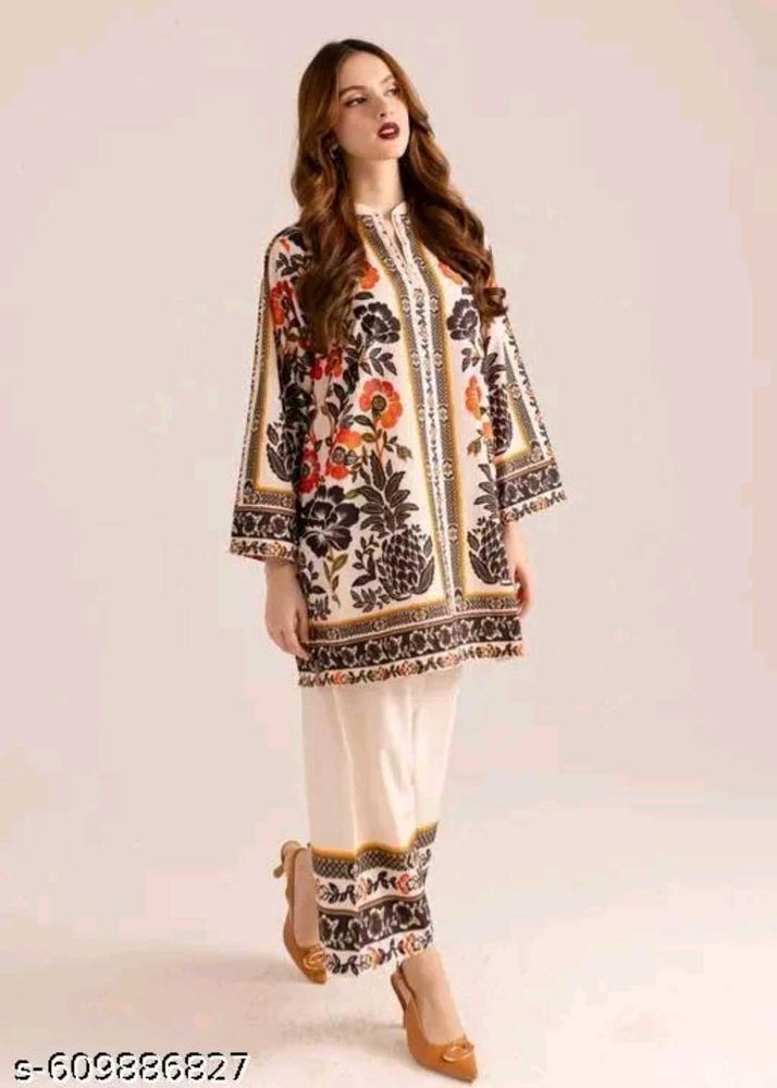 Floral Print Kurta Set