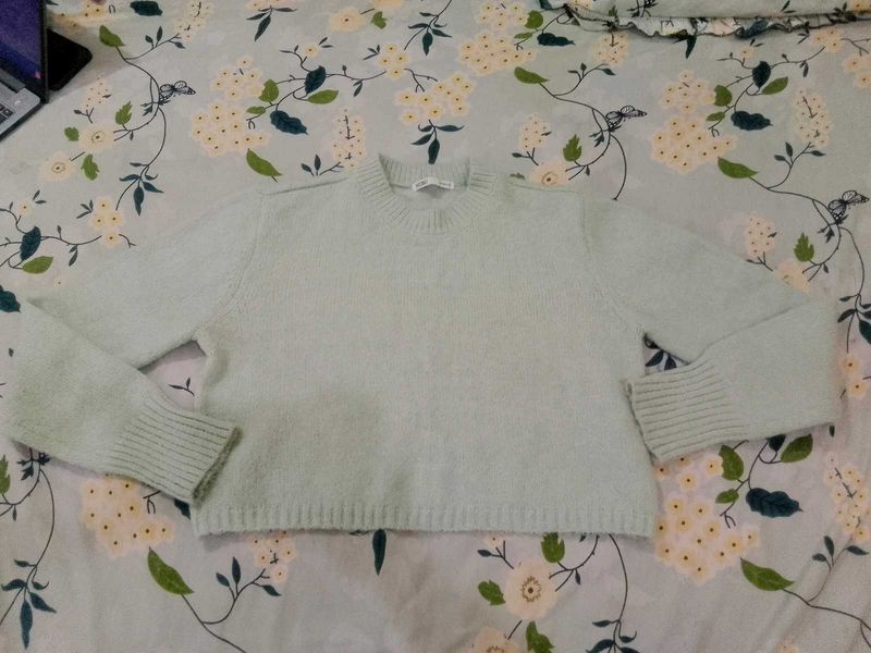 Mint Green Knit Pullover