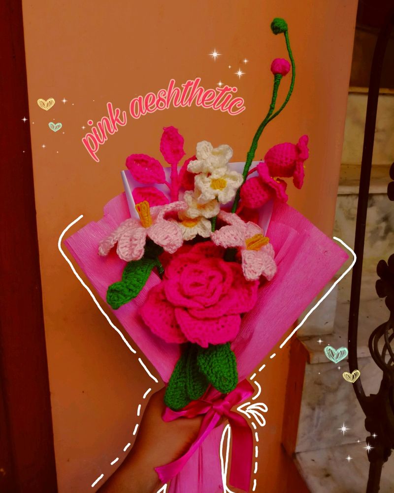 Crochet bouquet