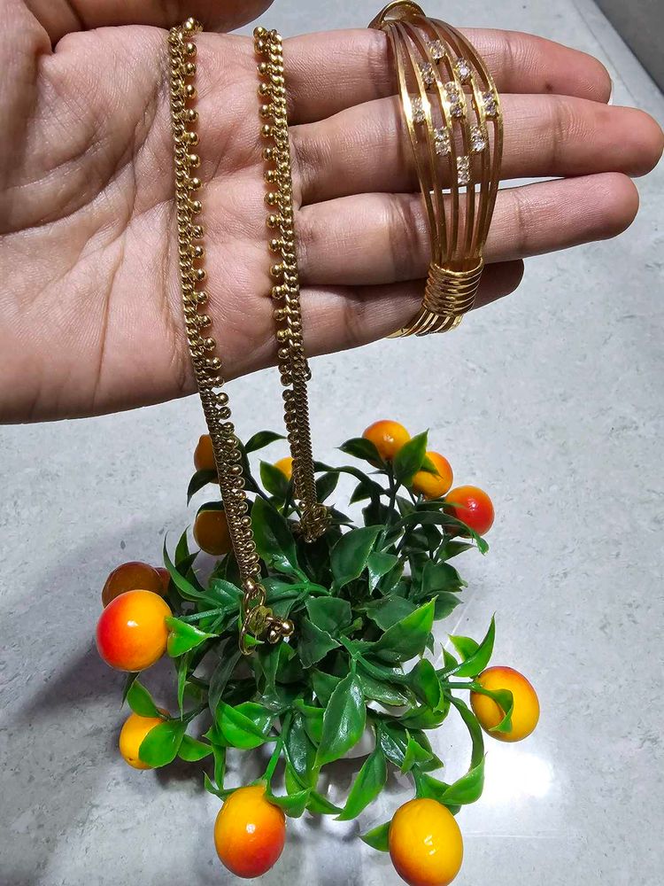 Combo Of Anklet Pair And A Bangle