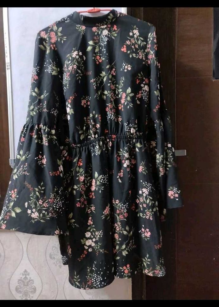 Floral Print Mini Dress