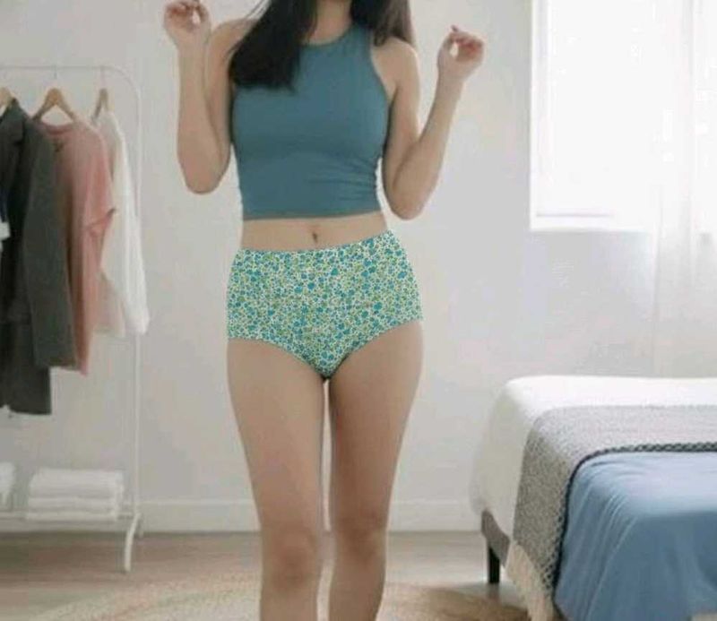 Floral Print Briefs🌷