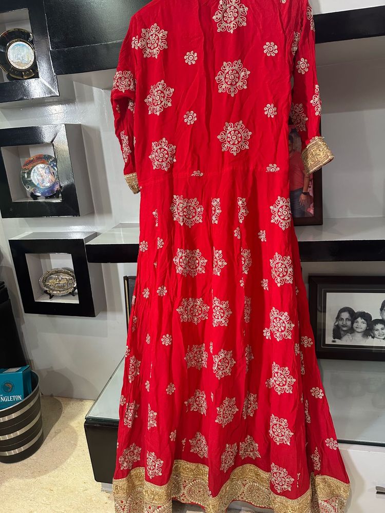 Long Function Gown Style With Dupatta
