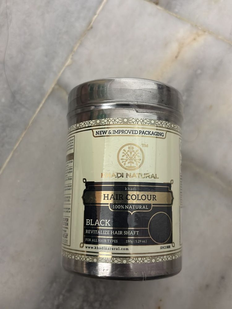 Khadi Natural Black Organic Hair Colour