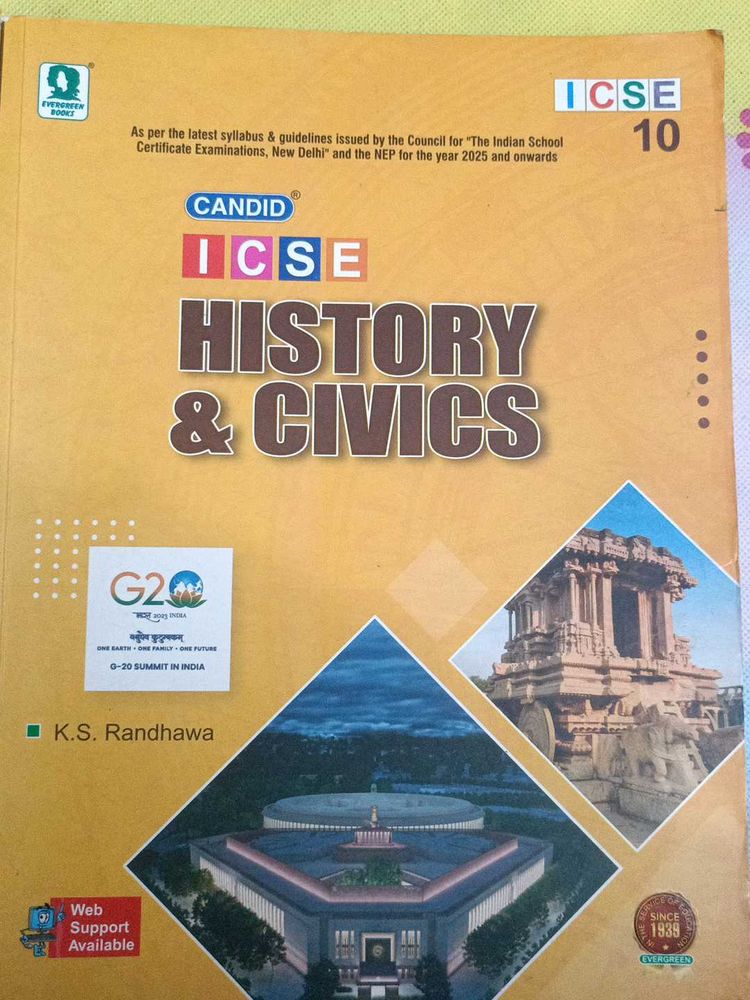 Candid Icse History/Civics Class 10th