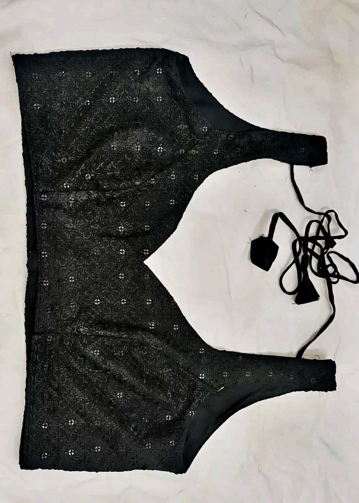 Black Sleeveless Blouse