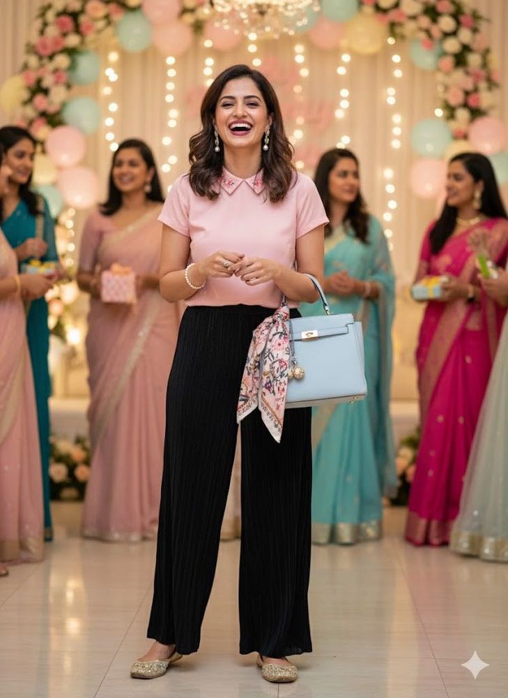 Chic Plisse Flow: Your Day-to-Night Muse 🖤✨