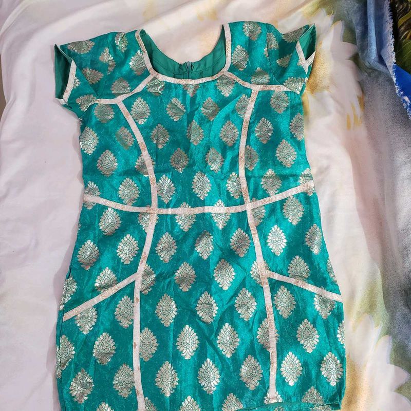 Teal Ethnic Kurta