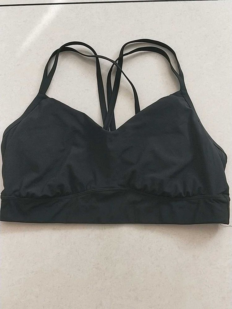 XXL Black Sports Bra