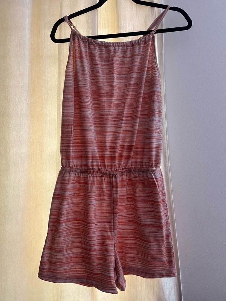 Striped Sleeveless Romper Jumpsuit