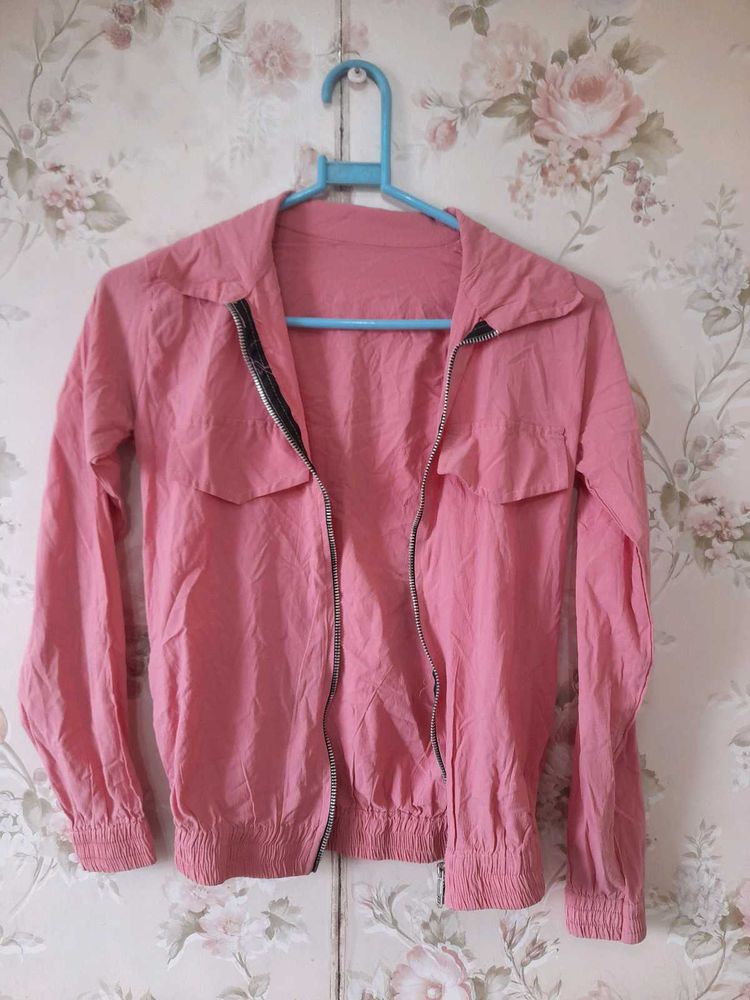 Beautiful Pink Jacket For Women