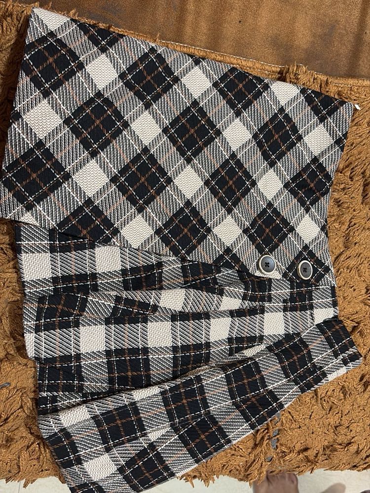 Plaid Casual Pants