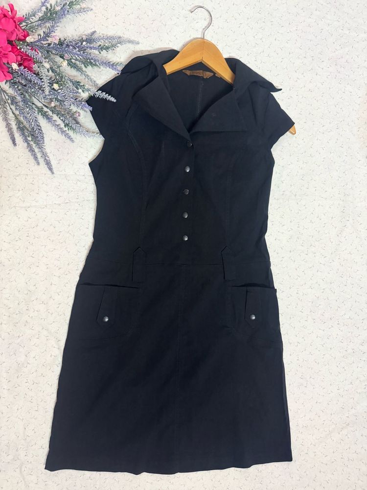 A Line Knee Length Dress