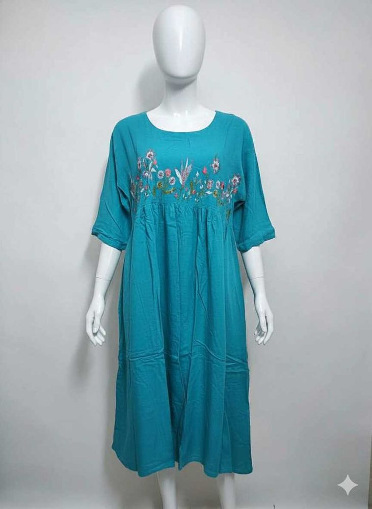 Floral Embroidered Dress