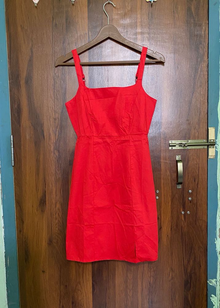 Red Mini Summer Dress
