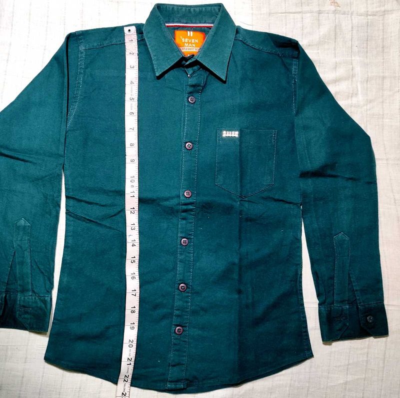 Emerald Green Button-Down Shirt