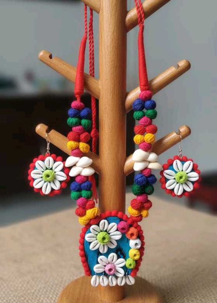 Handcrafted Necklace &amp; Earring Set