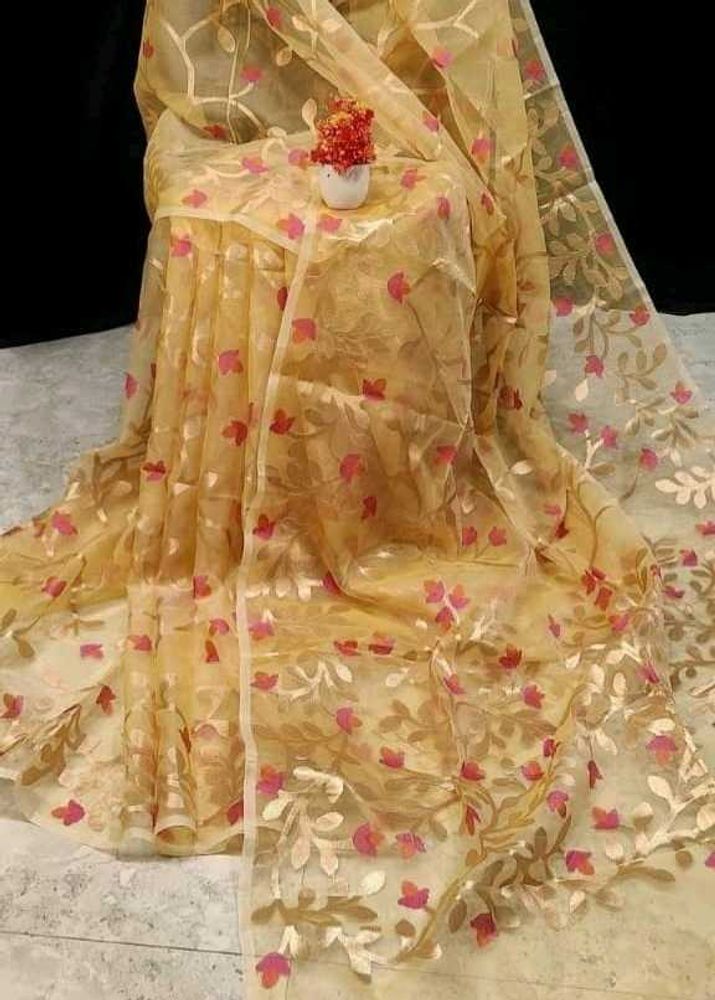Floral Organza Saree