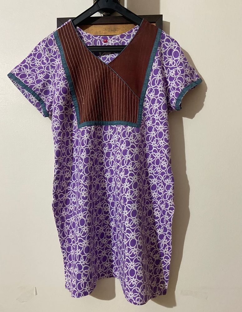 Floral Print Kurta