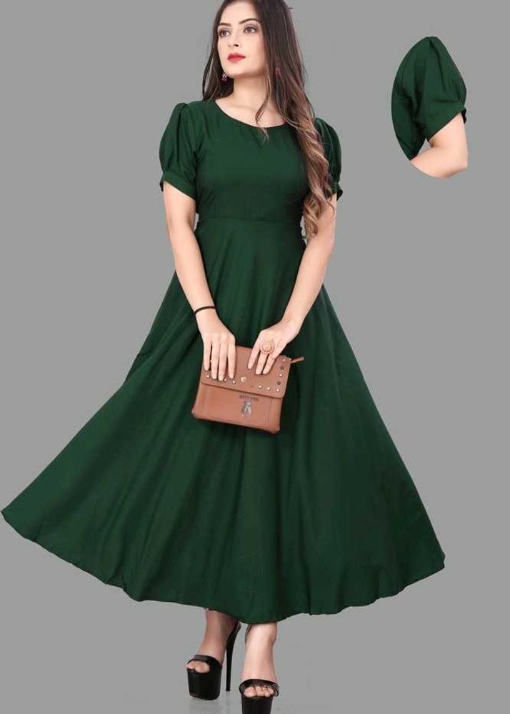 A Line Frock For Women And Girl