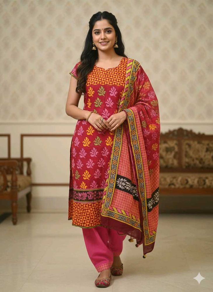 large- xl Ethnic Salwar Suit Set