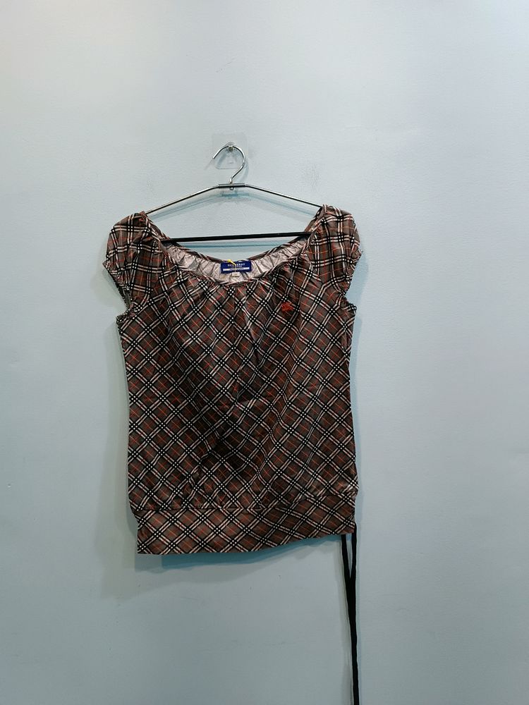 Burberry Plaid Top