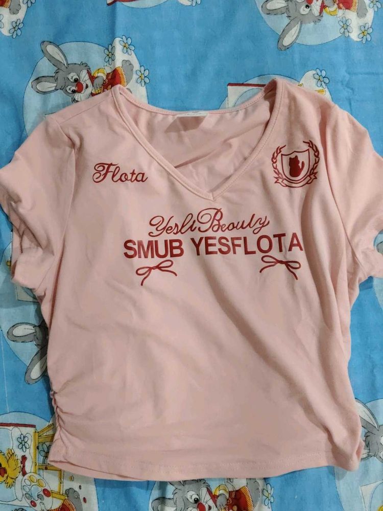 Cute Pink Graphic Tee