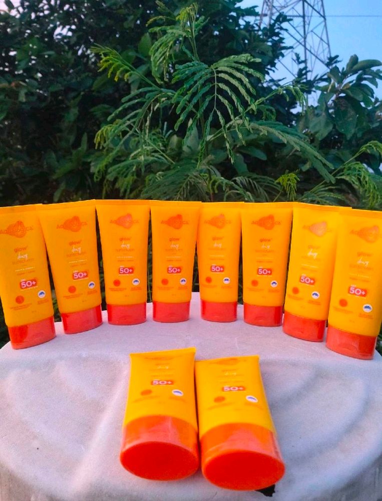 Pack Of 2 Aqualogica Glow 🌟 Dewy Sunscreen ✅