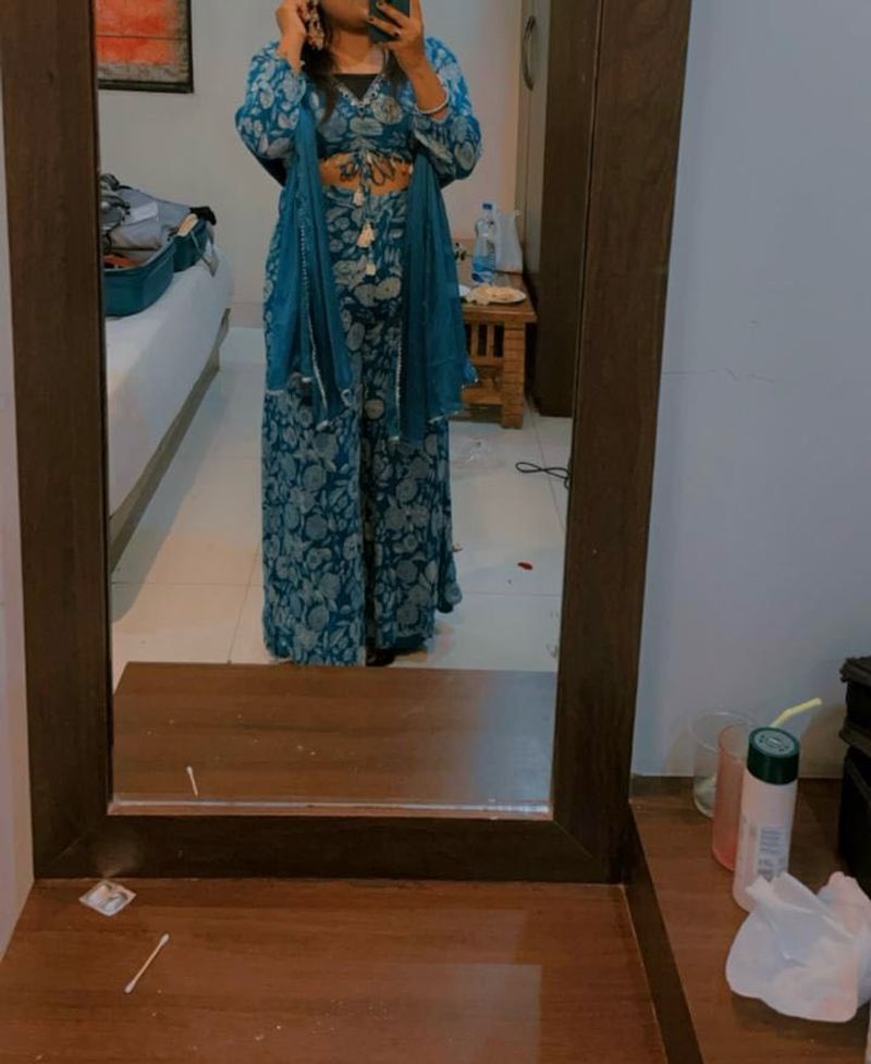 Floral Print Kurta Set