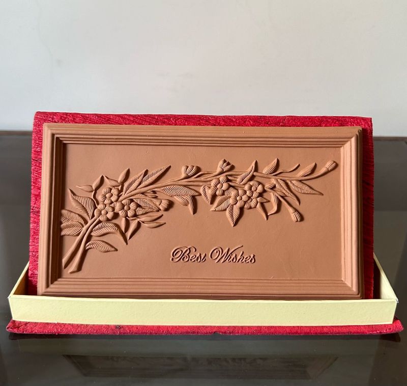 Brand New Terracotta  Greeting Card + Showpiece