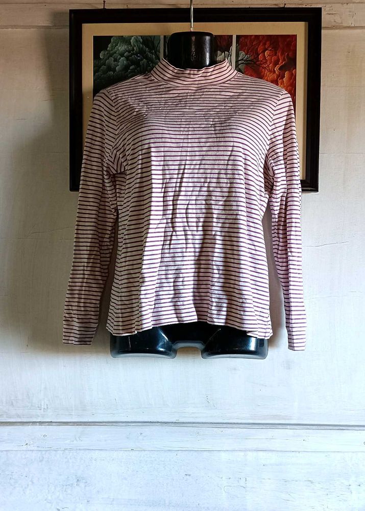 Striped Long Sleeve Top