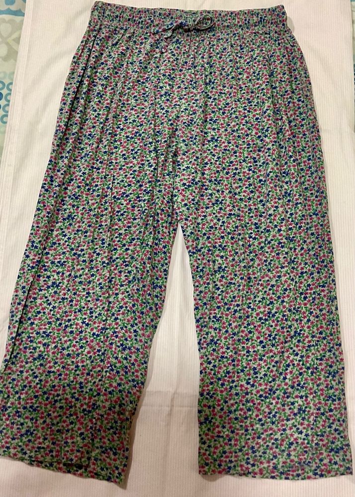 Vintage Floral Night Pant