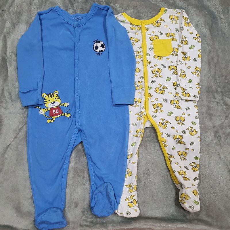 Set Of 2 BABY OYE  ROMPERS