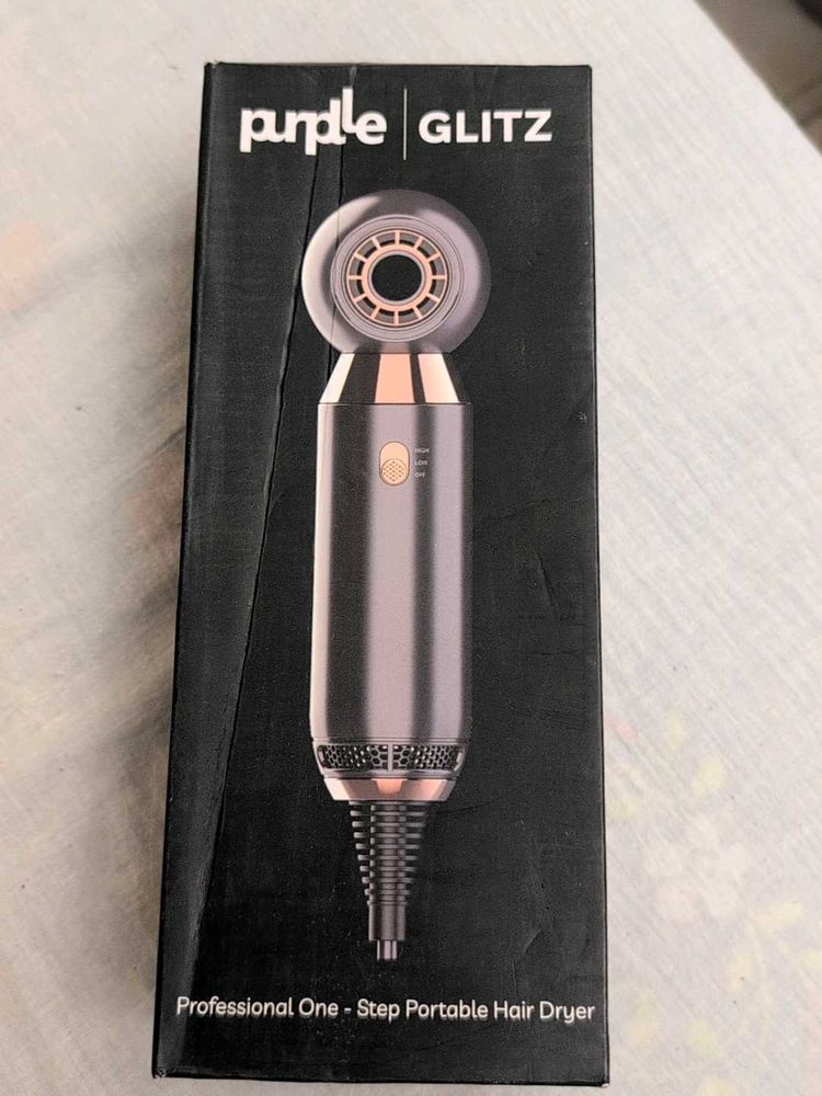 Purple Glitz Hair Dryer Buy Direct Offer