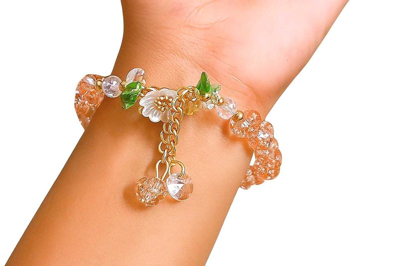 Floral Charm Bracelet